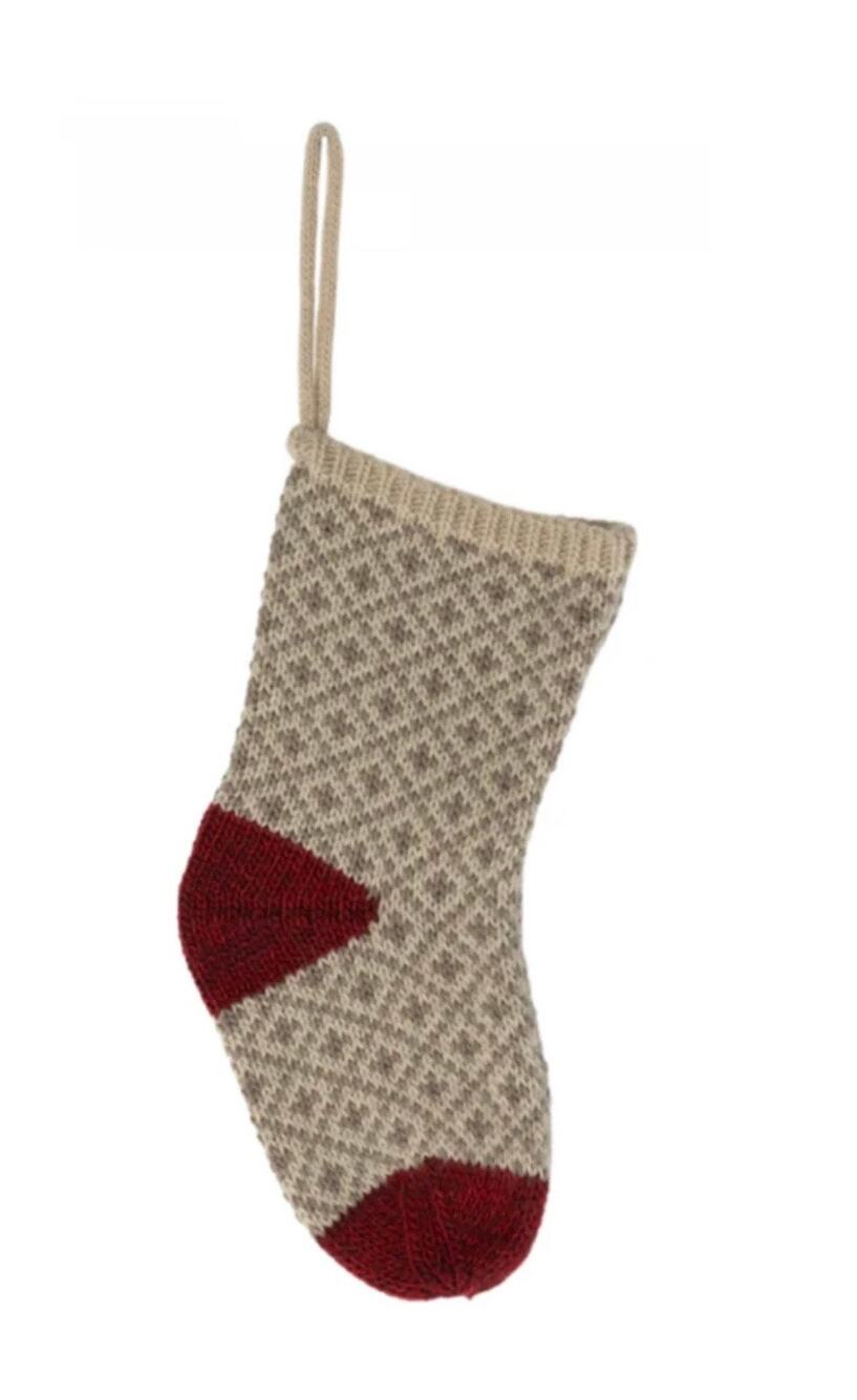 NEW Maileg Christmas Stocking in Soft Grey, NWT
